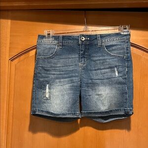 Justice Dark Blue Jean Shorts